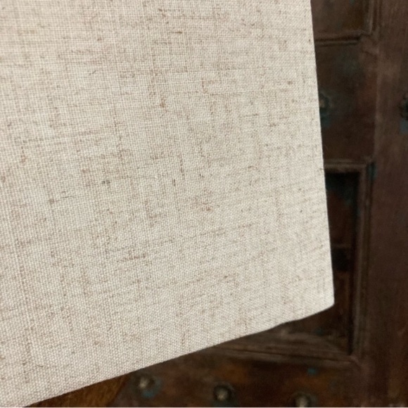 Rustic Bohemian Lamp Geometric Base with Linen Shade NWT Bedside Lamp - Picture 9 of 15